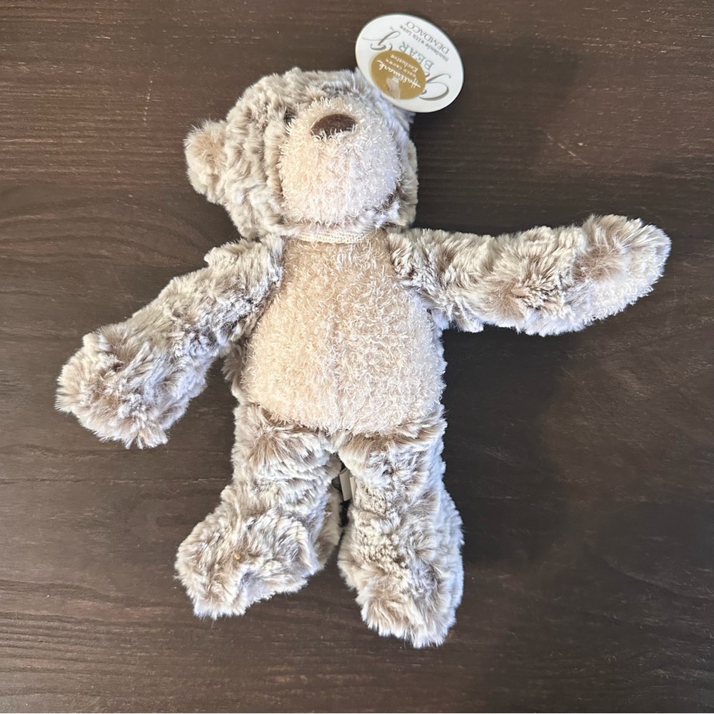 Hallmark Demdaco Giving Collection Lovey Gray Brown Stuffed Animal Teddy Toy NWT